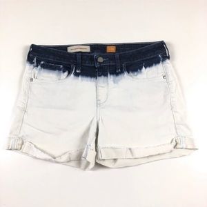 Anthropologie Pilcro denim dip dyed shorts